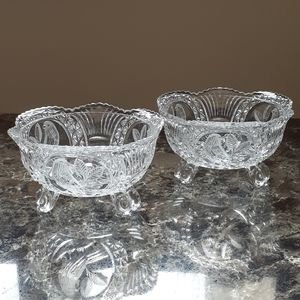 Vintage Hofbauer Byrdes Crystal Collection Bowl
